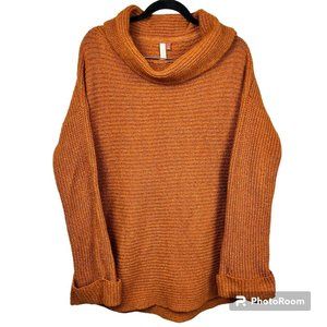 Anthropologie Pilcro Women's Knit Tunic Long Sleeve Cowl Neck Sweater Size M